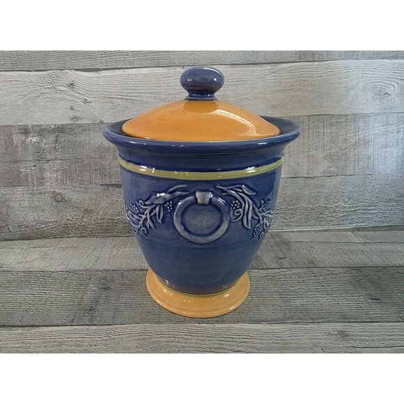 Pistoulet Tea Of Courage Ceramic Jar With Lid By Pfaltzgraff - Picture 2 of 8